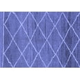 thumbnail image 1 of Ahgly Company Indoor Rectangle Abstract Blue Modern Area Rugs, 7' x 10', 1 of 4