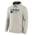 thumbnail image 4 of Men's Fanatics Off White Washington Wizards Crossover Collection Blocked Shot Premium Pullover Hoodie, 4 of 5