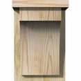 thumbnail image 2 of 8"W x 8"D x 12"H Huntington Rough Sawn Corbel w/Backplate, Douglas Fir, 2 of 9