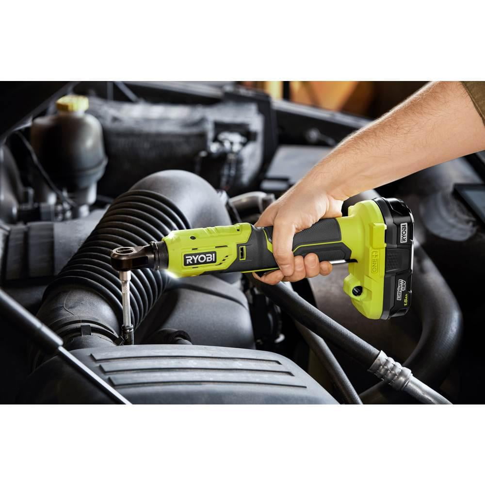 18-Volt ONE+ Cordless 1/4 In. 4-Position Ratchet (Tool Only)