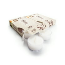 Oakmoss & Amber Tealight Candles Multi Pack - 12 White Premium Scented Tea Lights - Natural Oils - Shortie's Candle Company