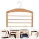 thumbnail image 4 of 1 percha multifuncional antideslizante de madera para secar ropa y pantalones, 4 of 7