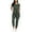 OLIVE, variant on Women's Crewneck Off Shoulder Casual Loose Fit Drawstring Romper Jumpersuit