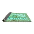 thumbnail image 2 of Ahgly Company Indoor Rectangle Animal Turquoise Blue Traditional Area Rugs, 8' x 12', 2 of 4