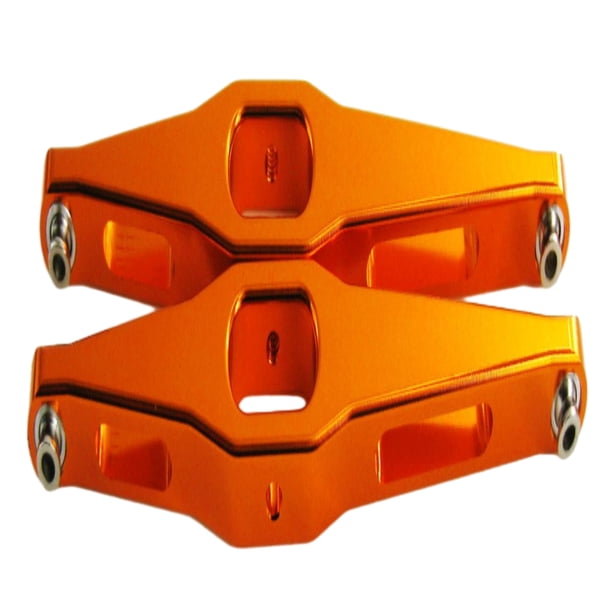 Vogacara Brazo de suspensión trasero RCGOFFLOW, pieza de coche RC, brazo de suspensión trasero mejorado para 1/10 WLtoys K949 10428 Crawler Kits de construcción modelo Dorado