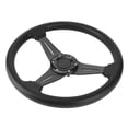 thumbnail image 4 of 350mm/14inch Racing Car Drifting Steering Wheel Replacement, Universal Racing Game Steering Wheel with Pu Leather, 4 of 7