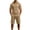 Khaki, variant on Miqool Men's Shorts Set Short Sleeve Hoodie Drawstring Waist Casual Summer Sportswear Loungewear Two Piece