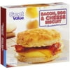 Great Value Bacon, Egg & Cheese Biscuit