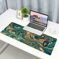 thumbnail image 6 of nygtbtfer Modern Teal Marble  Mouse pad Customized Mousepad Non-Slip Rubber Base Mouse Pads for Computers Laptop Office Desk Accessories Mouse pad 31.5x11.8 in, 6 of 6