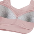 thumbnail image 7 of Gymayou Womens Seamless Sports Bras No Underwire Mesh Breathable Full Coverage Support Yoga Running Bras Pink 3XL, 7 of 7