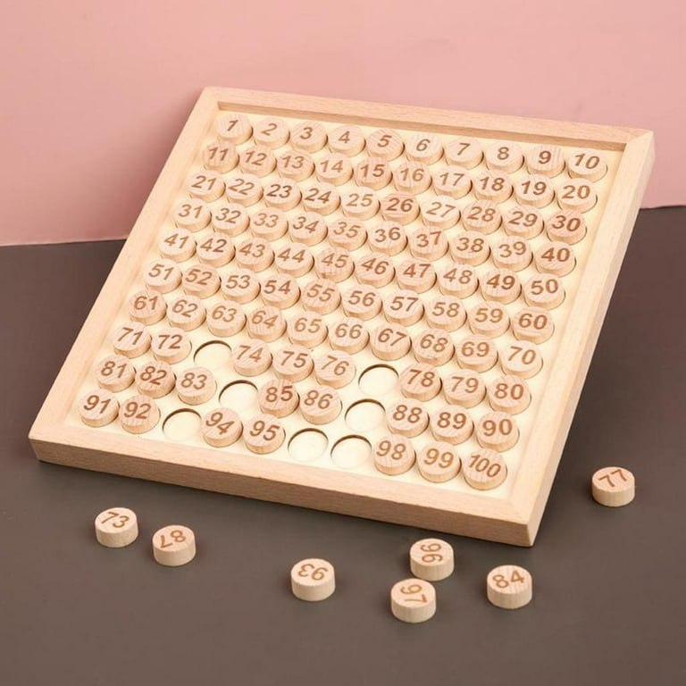 Wooden numbers table, Wood N Toys