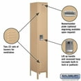 thumbnail image 4 of Salsbury Industries  Heavy-Duty Tan Single-Tier Standard Locker, 4 of 4
