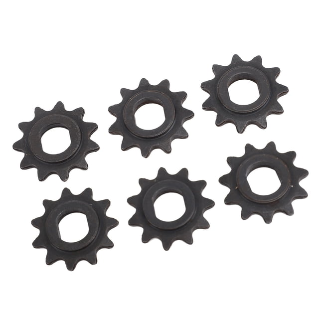 Sprocket, 25h 11t Alta Dureza 10 mm 6pcs Scooter Eléctrico Sprocket para motor My1020