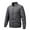Grey, variant on Teissuly Men's Spring Winter Jacket Fashion Zipper Lapel Long Sleeve Casual Outdoor Tooling Warm Jacket Coat,Size M-3XL