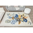 thumbnail image 4 of Rugs America Hanna VA25D Floral Charm Ivory Gold Floral Transitional Beige Area Rug, 9'x12', 4 of 9