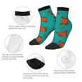 thumbnail image 5 of Naloa Colorful Crab Ankle Socks for Women Non Slip Socks No Show Socks Classic Low Cut Casual Socks Casual Socks, 5 of 7