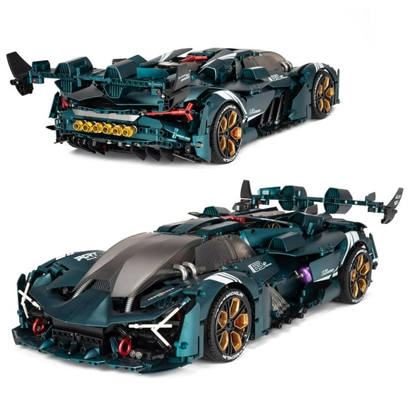 UNCLE BRICK Millanio Super technic Car Model Building Kit,1:8 Scale Model and Race Engineering Toy,Adult Collectible Model Cars Kits to Build,Compatible with Lego Technic Car