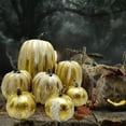 thumbnail image 3 of Chmadoxn 7PCS Artificial Pumpkins Décor Fall Harvest Thanksgiving/Halloween Holiday Farmhouse Decorations for Home, 3 of 7