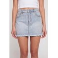 thumbnail image 3 of Women's Rhinestone Studded Frayed Mini Skirt, 3 of 4