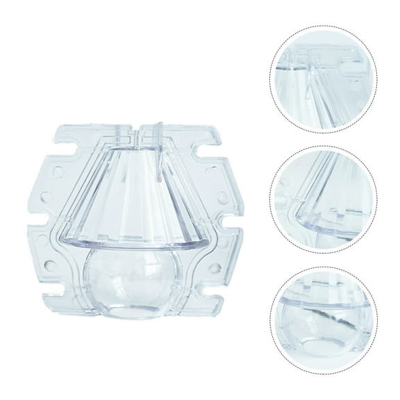WASHWEPE Plastic DIY Candle for Making Vivid Candles with High Heat and Stability Transparent