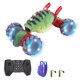 thumbnail image 1 of Coche de acrobacias con control remoto para niños, 4WD Coche de control remoto con detección de gestos Coche de juguete giratorio 2.4G con luces Música 2 baterías, regalos para niños y niñas, 1 of 8