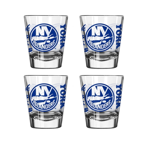 Logo Brands New York Islanders 4-Pack 2oz. Shot Glass Set