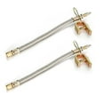 2pcs 12 valve stem flexible extension dually tire valve stem