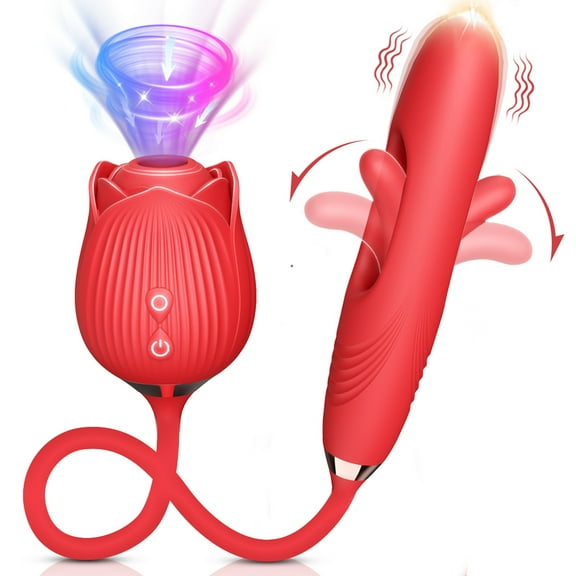 Xbonp Rose Toys Sucking Vibrator Thrusting 10 frequencies of sucking & patting & vibration