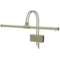 Cocoweb 22" Grand Piano Lamp, LED, Adjustable, Quality Lighting in Antique Brass, with Plug-in Adapter - GPLED22ABD