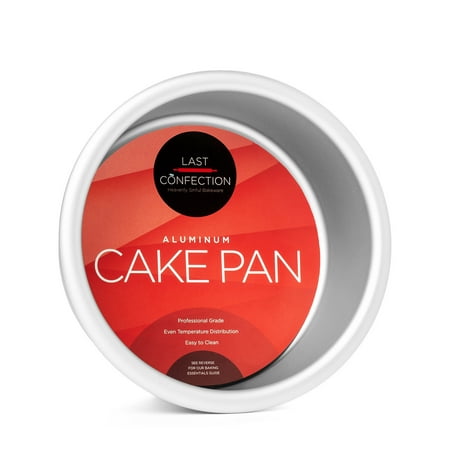 Last Confection 4" x 2" Round Cake Pan, Anodized Aluminum Cake Pan, Professional Bakeware