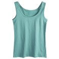 thumbnail image 5 of SMihono Hauts pour Femmes Débardeur pour Femmes Doublure en Coton pour Femmes Débardeur à Col Rond Hauts avec un Beau Dos Débardeurs pour Femmes Hauts d'Été pour Femmes, 5 of 5