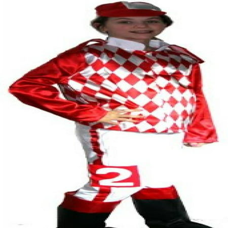 Jockey Silks Costume Child Red & White