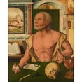 thumbnail image 3 of Follower of Joos van Cleve 15x18 Black Modern Framed Museum Art Print Titled - The Penitent Saint Jerome in His Study (1509), 3 of 5