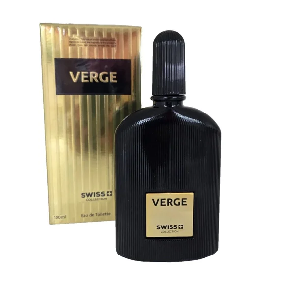 Verge by Swiss Collection Eau de Toilette for Men – 3.38 oz (100 ml) Spray