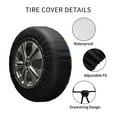 thumbnail image 4 of Kdxio Construction Vehicles for Tire Cover Wheel Protectors Tyre Covers Weatherproof Wheel Covers Universal Fit for Trailer Rv SUV Truck Camper Travel Trailers 16 inch, 4 of 8