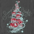 thumbnail image 2 of Men's The Nightmare Before Christmas Scary & Bright Tree Graphic Tee Charcoal Large, 2 of 5