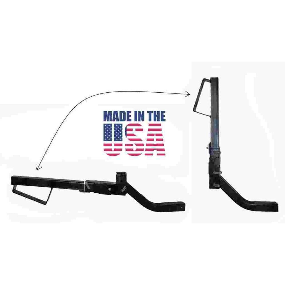 UTV Swing Down Folding Receiver Hitch Spare Tire Mount