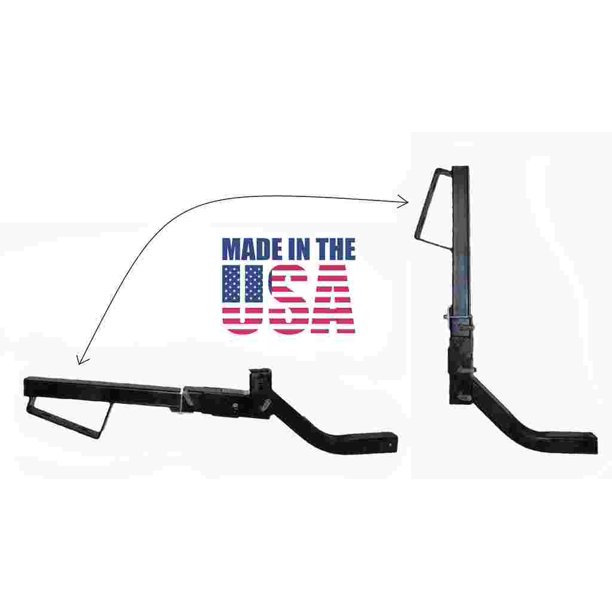 UTV Swing Down Folding Receiver Hitch Spare Tire Mount