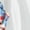White-3, variant on Women's Land Of The Free Because Of The Brave 4th Of July Patriotic Bow Graphic Short Sleeve T-Shirt