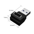 thumbnail image 4 of Adaptador de placa base jixopn tipo E a tipo C/USB para ordenador de escritorio y PC, 4 of 7