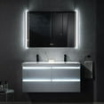 thumbnail image 4 of 48" Freestanding Bathroom Vanity with Sink & Mirror - Calacatta White, 4 of 10