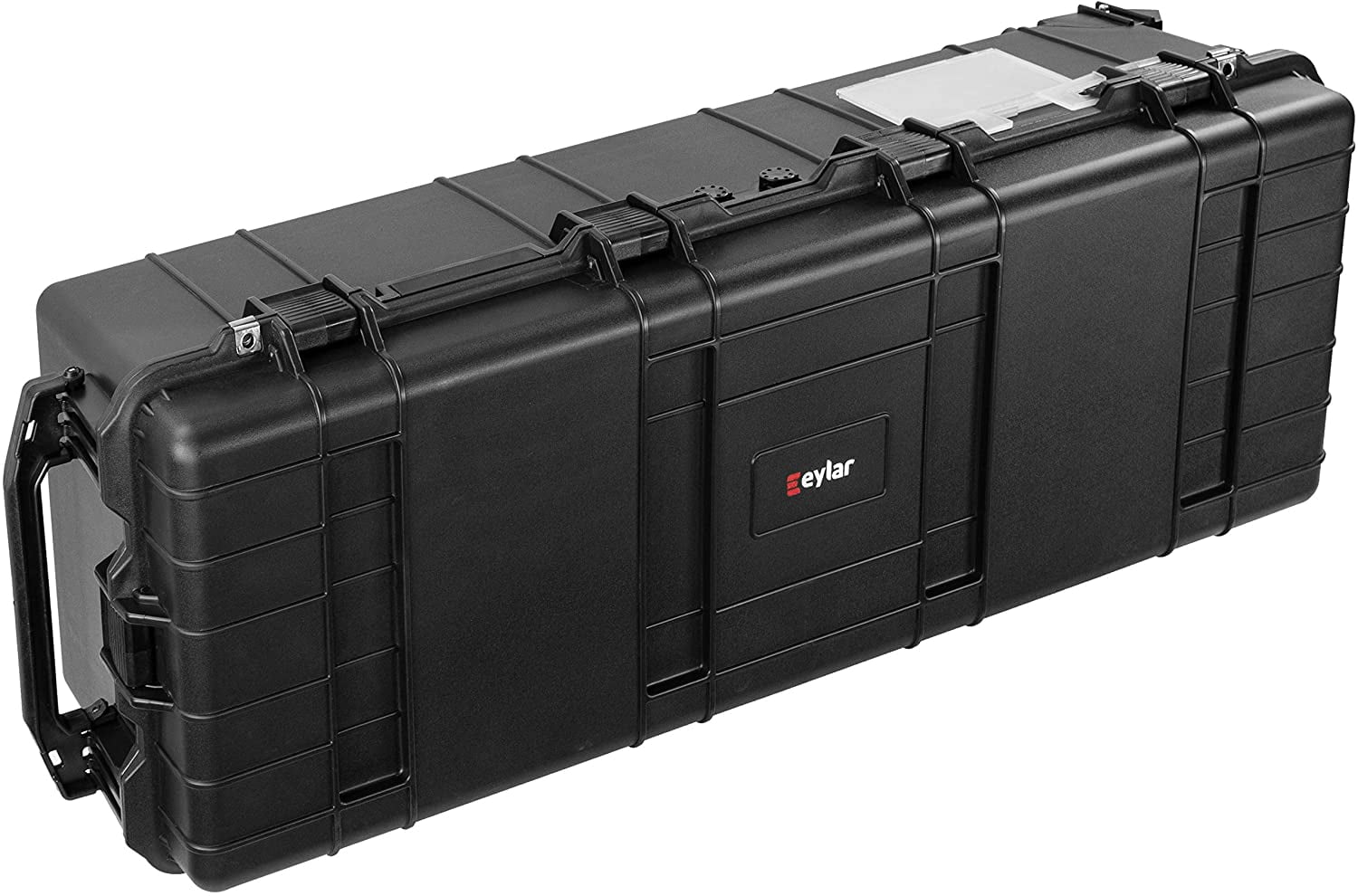 Eylar Extra Large 44in Waterproof Deep Heavy Transport Stacker Roller Rifle Hard Case w/Foam, Black