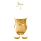 thumbnail image 5 of NECHOLOGY Ropa Interior Mujer Adulto Lencería Para Mujer Sexo Conjunto de lencería sexy de malla con tiras recortadas para mujer con gargantilla Dorado X-Grande, 5 of 7