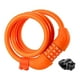 thumbnail image 1 of Candado de bicicleta con contraseña, accesorio portátil para bicicletas de 120 cm, bicicleta Naranja, 1 of 9