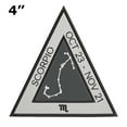 thumbnail image 2 of Scorpio Horoscope 4 Inch Iron Or Sew On Embroidered Fabric Badge Patch Astrology, Zodiac Iconic Series, 2 of 2