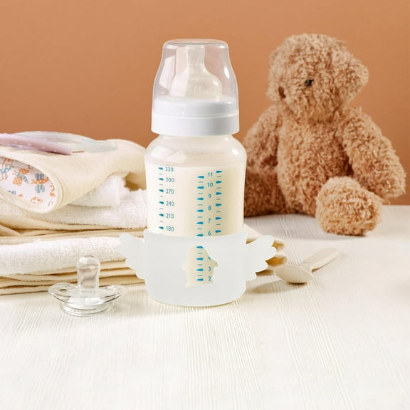 PBPBOX 4pcs Silicone Nursing Bottle Case Assorted Color Cover for Everyday Use