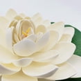 thumbnail image 2 of Artificial Floating Water Lily Foam Lotus Flower for Pond Patio Garden Pool DEcor Large Size 5 Pack, 2 of 8