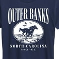 thumbnail image 3 of Instant Message - Outer Banks Running Horse - Women's Short Sleeve Graphic T-Shirt, 3 of 6