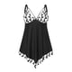 thumbnail image 4 of MKLEKYY Trajes De Baño mujer Natacion 2023 New Tankini Swimwear Fixed Print Split Size Women'S Swimwear, 4 of 5