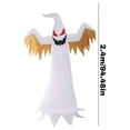 thumbnail image 2 of Halloween Ghost Decorations, 8 Foot Light Up Inflatable Ghost, Scary Halloween Decorations Outdoor, Spooky Blow Up Halloween Decor for Yard Lawn, Full Accessory Set, 2 of 5